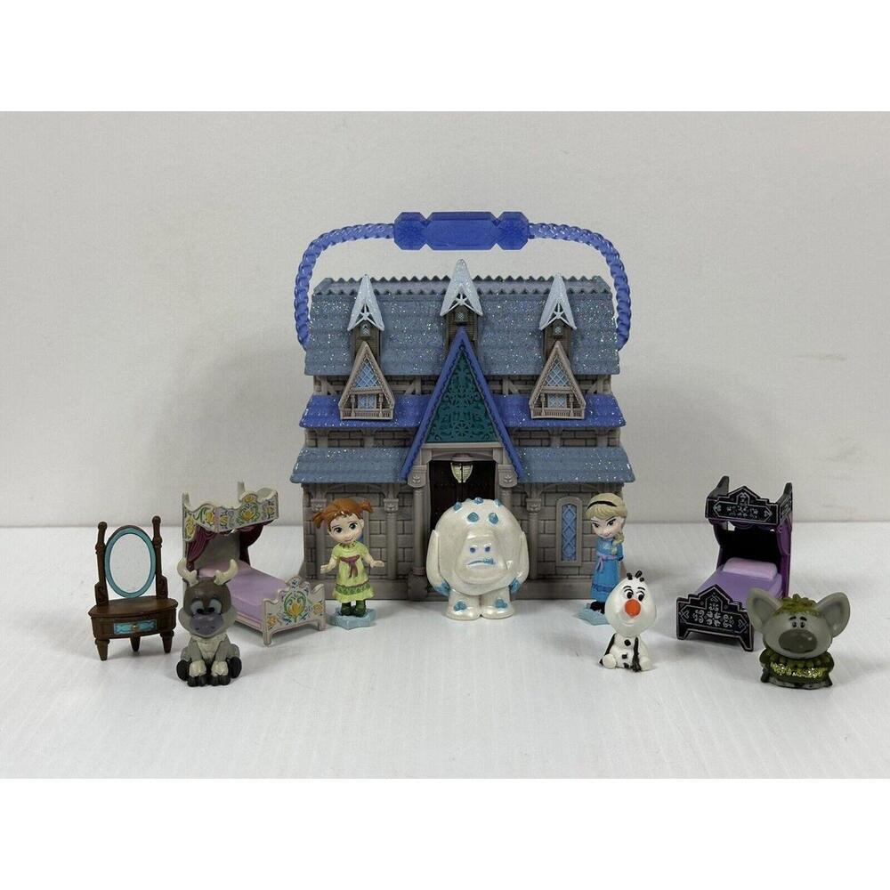 Disney Animator’s Collection Frozen House Arendelle Anna Elsa Olaff Sven Beds